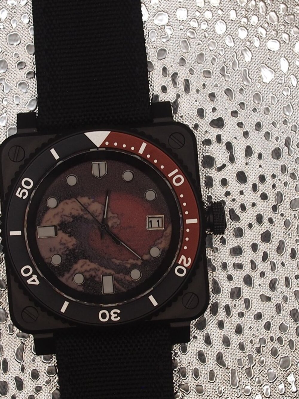 Custom watch great wave watch